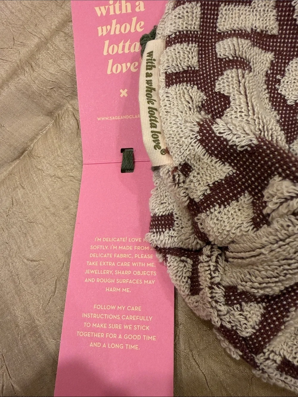 Sage x Clare cotton cosmetic